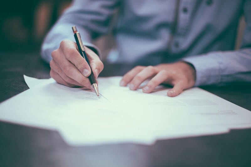 signature contrat entreprise
