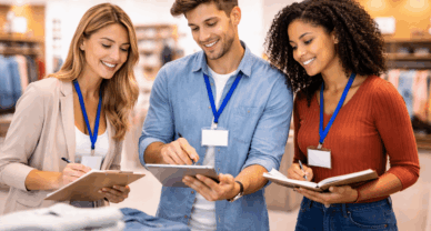 Étudiants en BTS MCO à Mantes-la-Jolie en analyse de performance commerciale en magasin