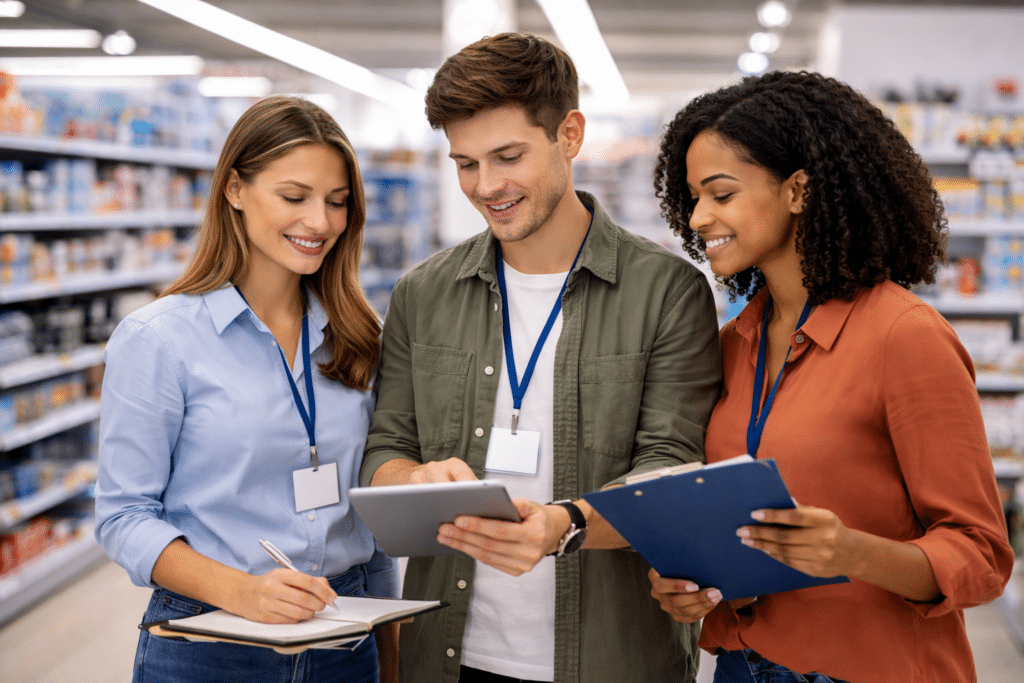 Étudiants en BTS MCO à Troyes en gestion d’unité commerciale
