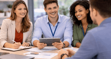 Étudiants en BTS NDRC à Troyes en négociation et relation client