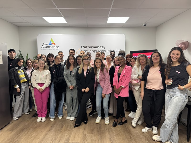 Octobre rose groupe alternance Saint-Etienne