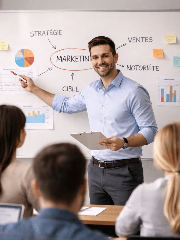 Professeur de commerce en cours pour un BTS NDRC en alternance à Salon