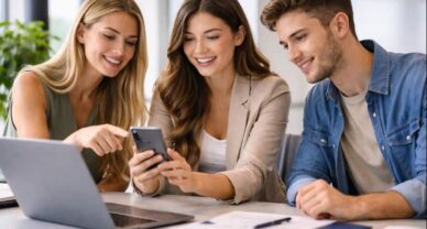 étudiants en BTS NDRC en alternance à Villefranche-sur-Saône