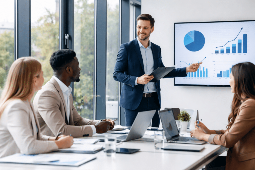 MBA Manager en stratégie d’entreprise à Cergy-Pontoise – réunion stratégique en entreprise