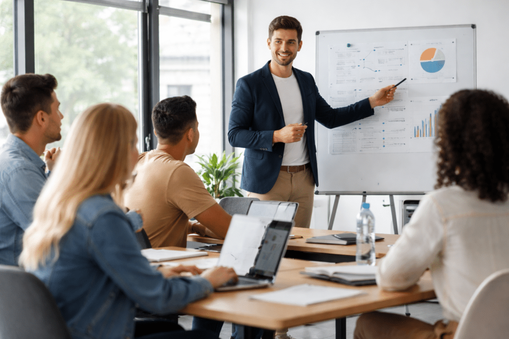 TITRE PRO AMUM à Troyes en cours avec formateur et apprenants en salle moderne