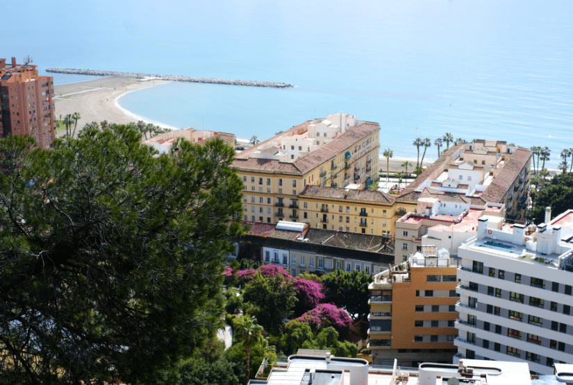 paysage et bord de mer à Malaga