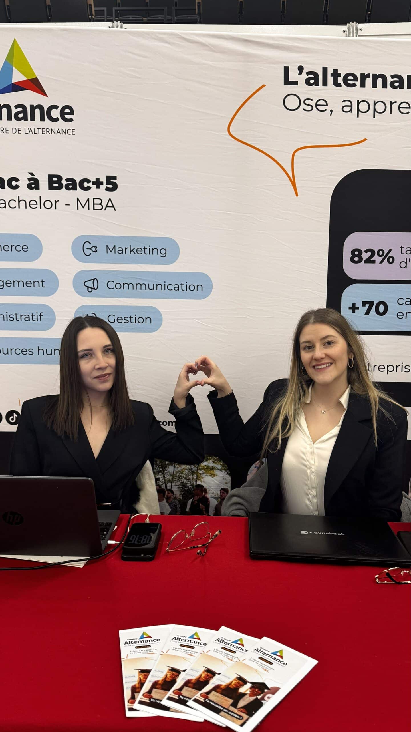 conseillères groupe alternance perpignan au salon de l'étudiant