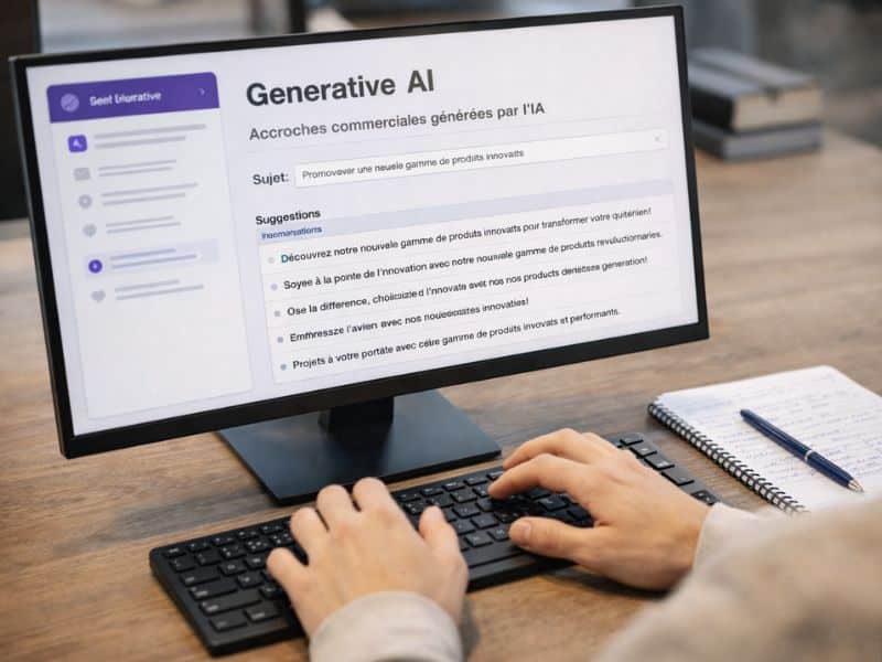 Utilisation de l'IA pour perfectionner sa lettre de motivation commercial.