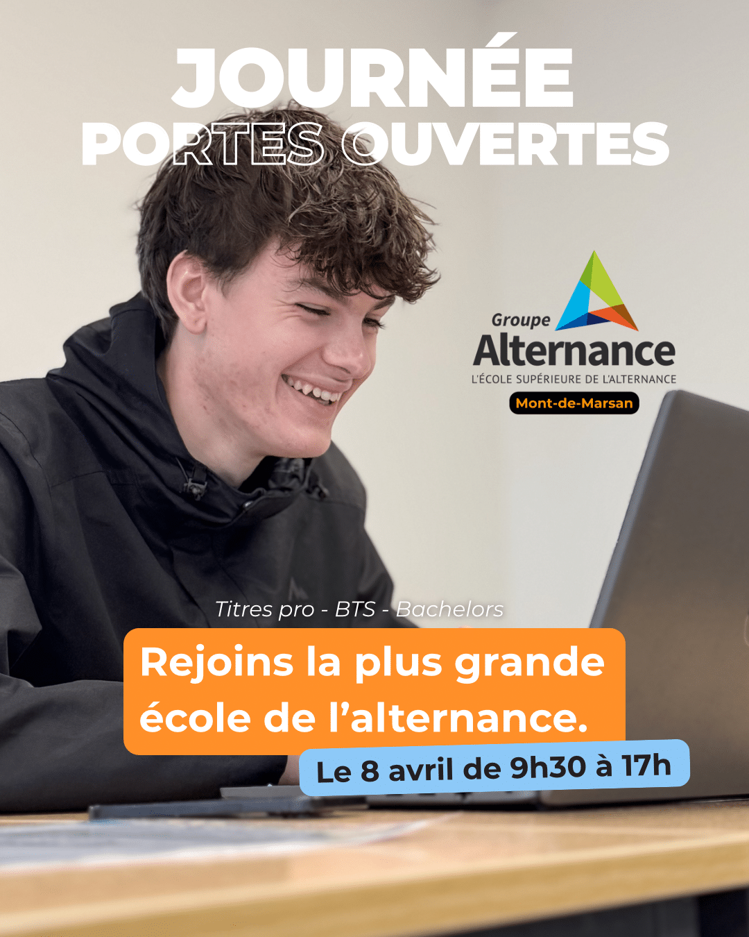 Affiche de la journée Portes Ouertes de Mont-de-Marsan