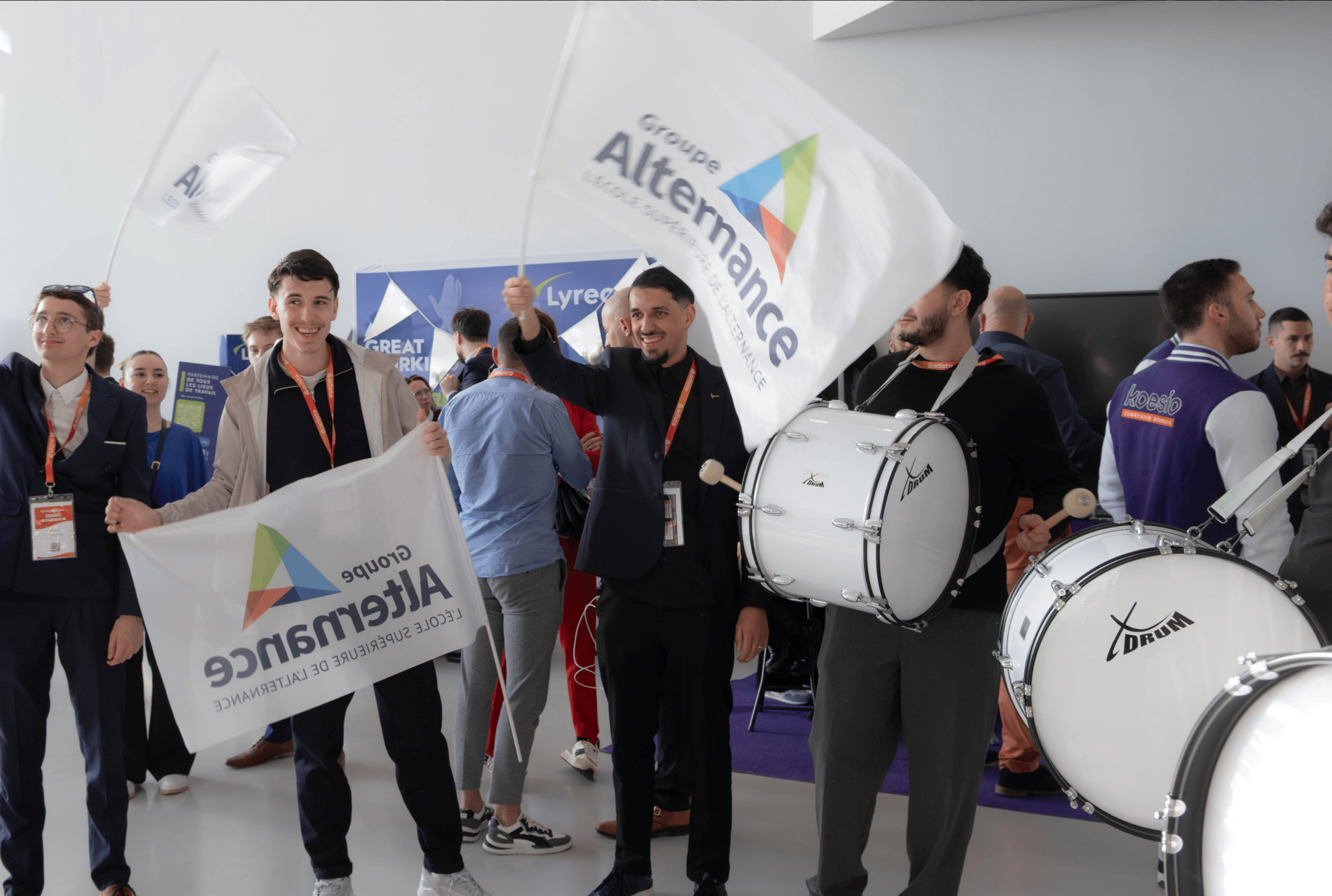 groupe alternance lors du concours les négociales