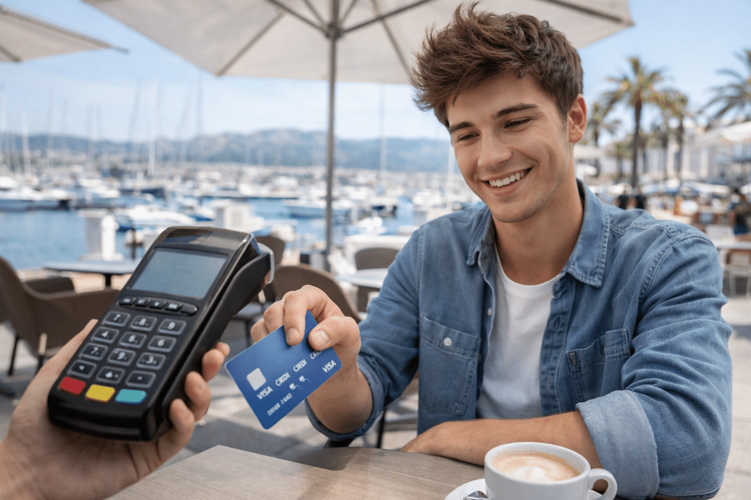 Étudiant profitant de sa rémunération apprenti dans la ville de Toulon.