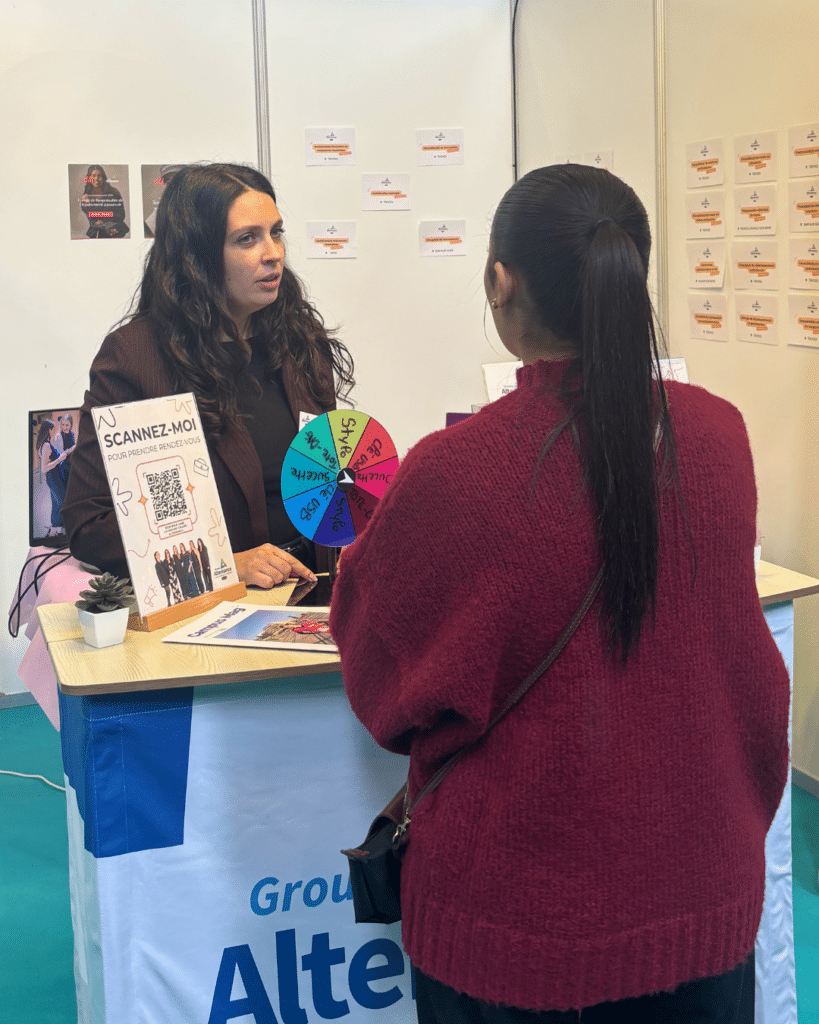 roue des goodies au forum emploi & alternance de Troyes