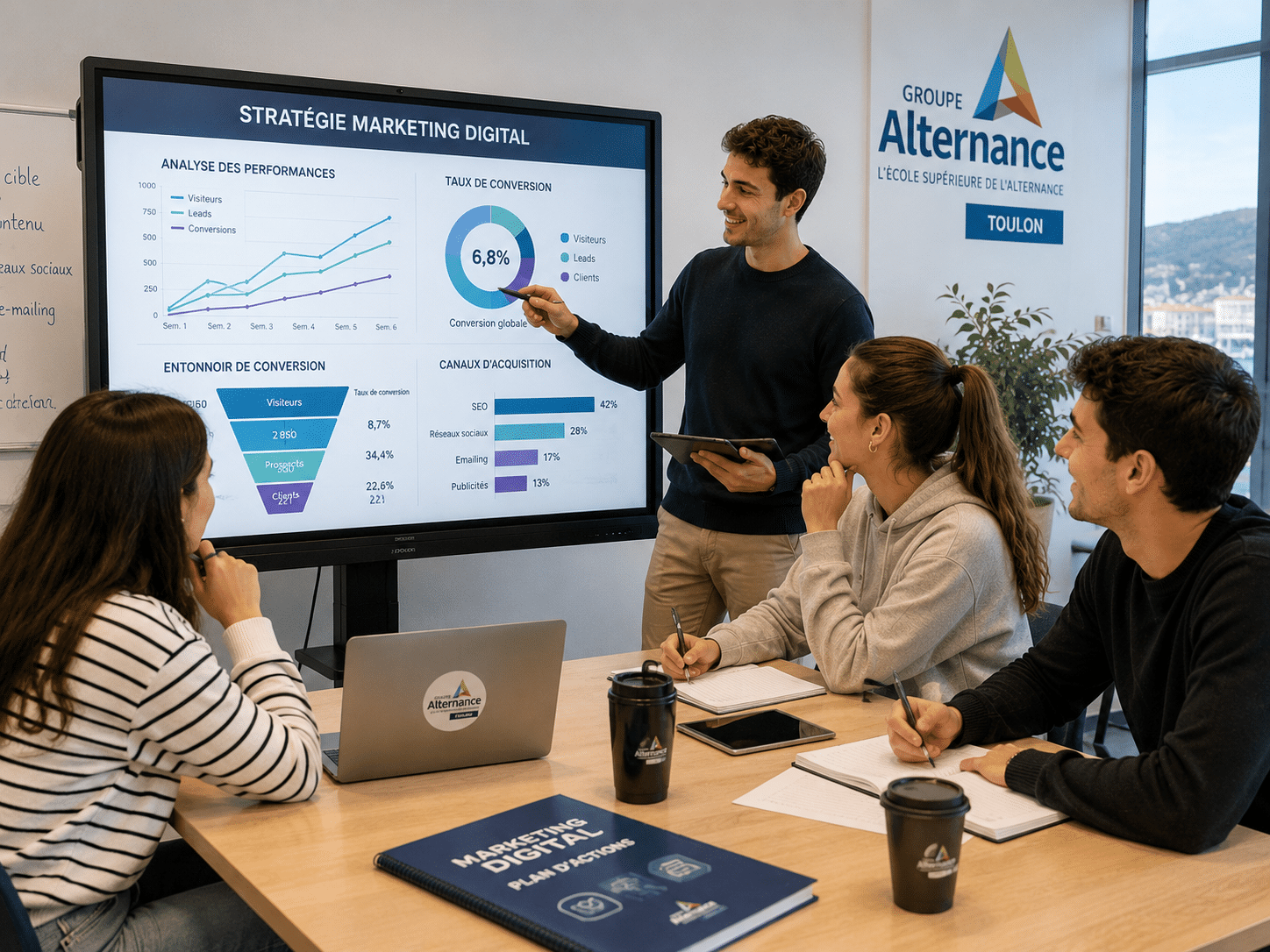 L'analyse des données de prospection est au cœur du Le commerce digital à Toulon.