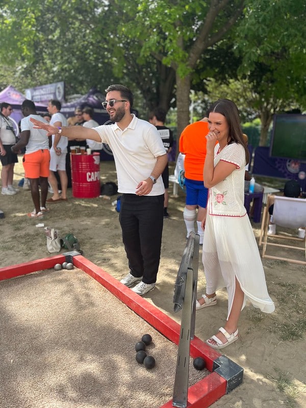 pétanque du tournoi de foot supcup de groupe alternance