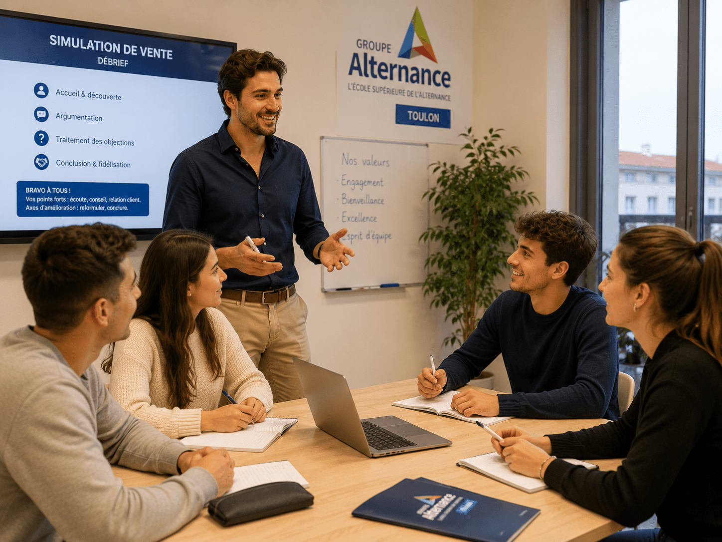 Notre campus varois transforme chaque étudiant vente Toulon en un redoutable stratège.