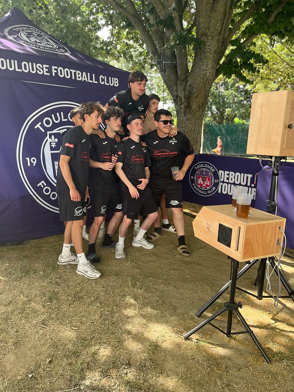 photobooth du tournoi de foot supcup de groupe alternance