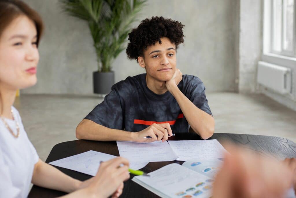 deux étudiants