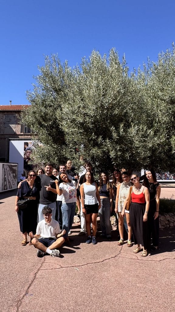 Groupe d’étudiants en BTS Communication à Visa pour l’Image à Perpignan