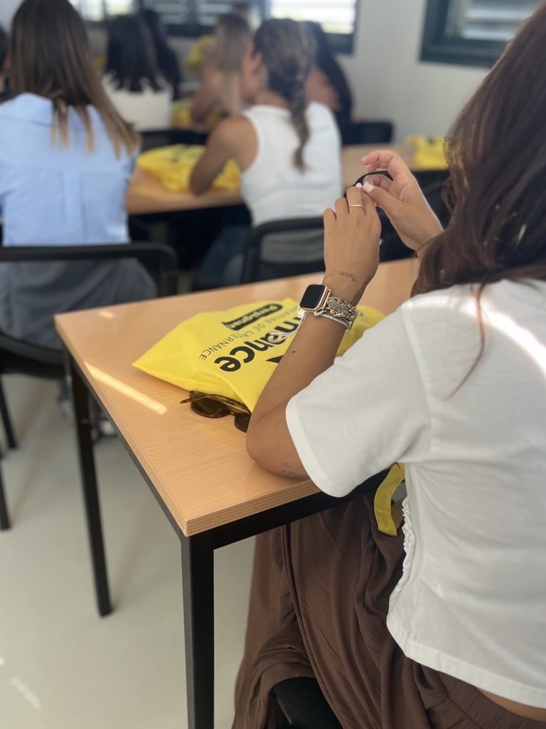Petit-déjeuner d’accueil des étudiants en BTS à Perpignan.